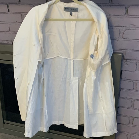 Morgane Le Fay Jackets & Blazers - Morgan Le Fay White Double-Breasted Women's Jacket